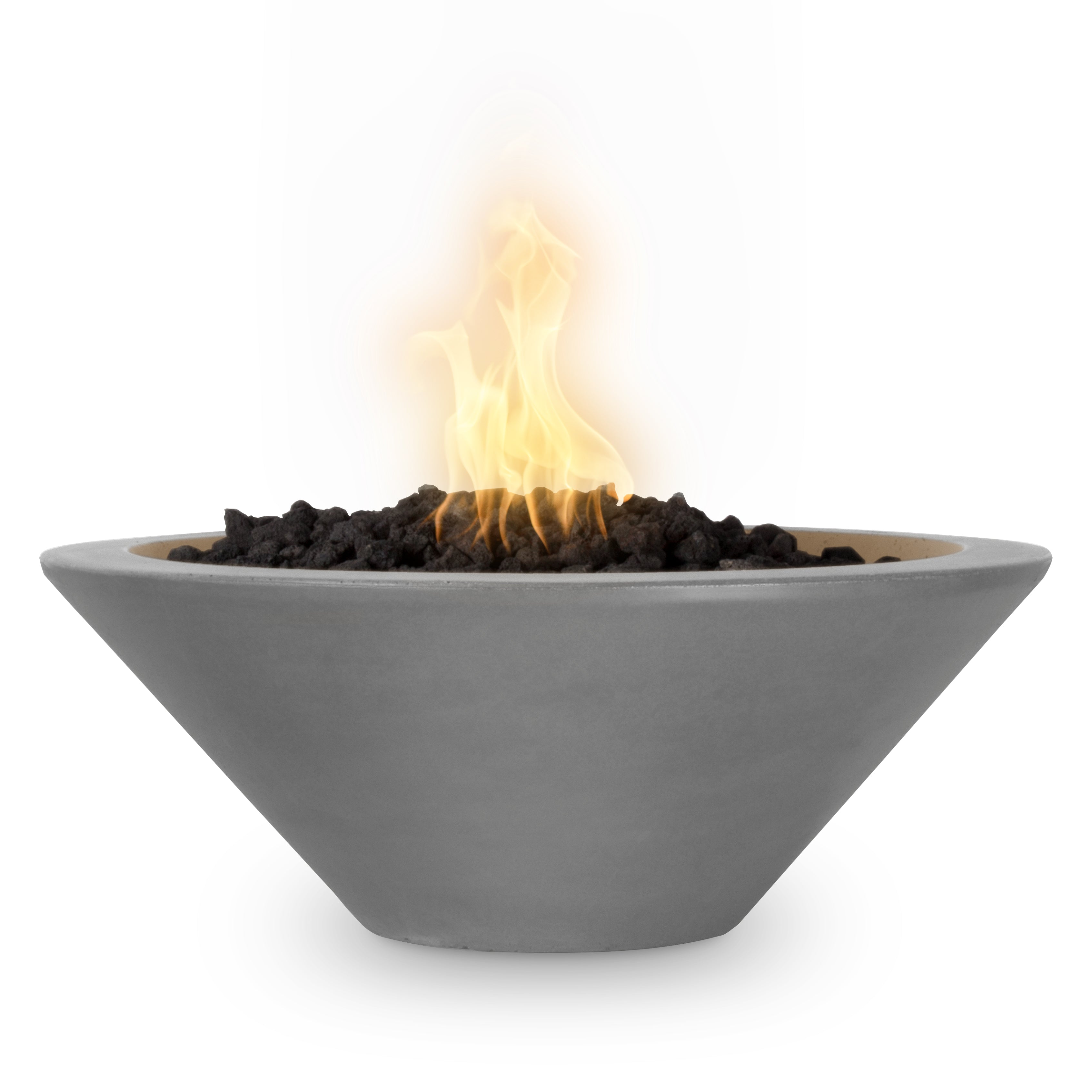 Cazo 31" Natural Gray Concrete Fire Bowl