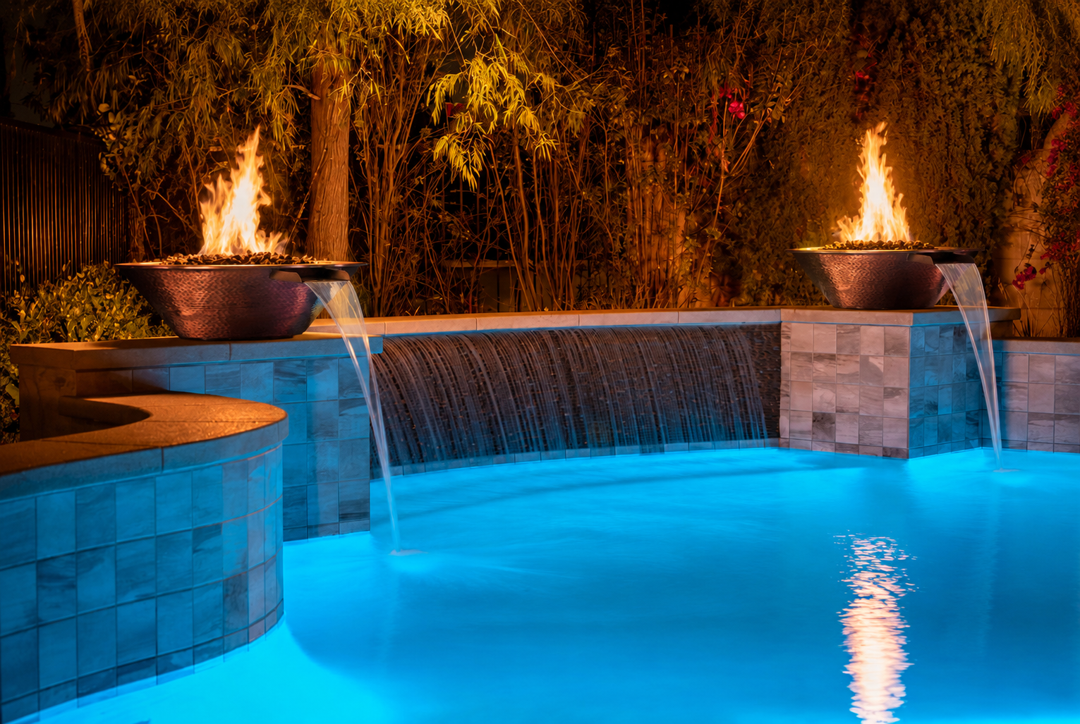 Cazo 30" Copper Fire & Water Bowl