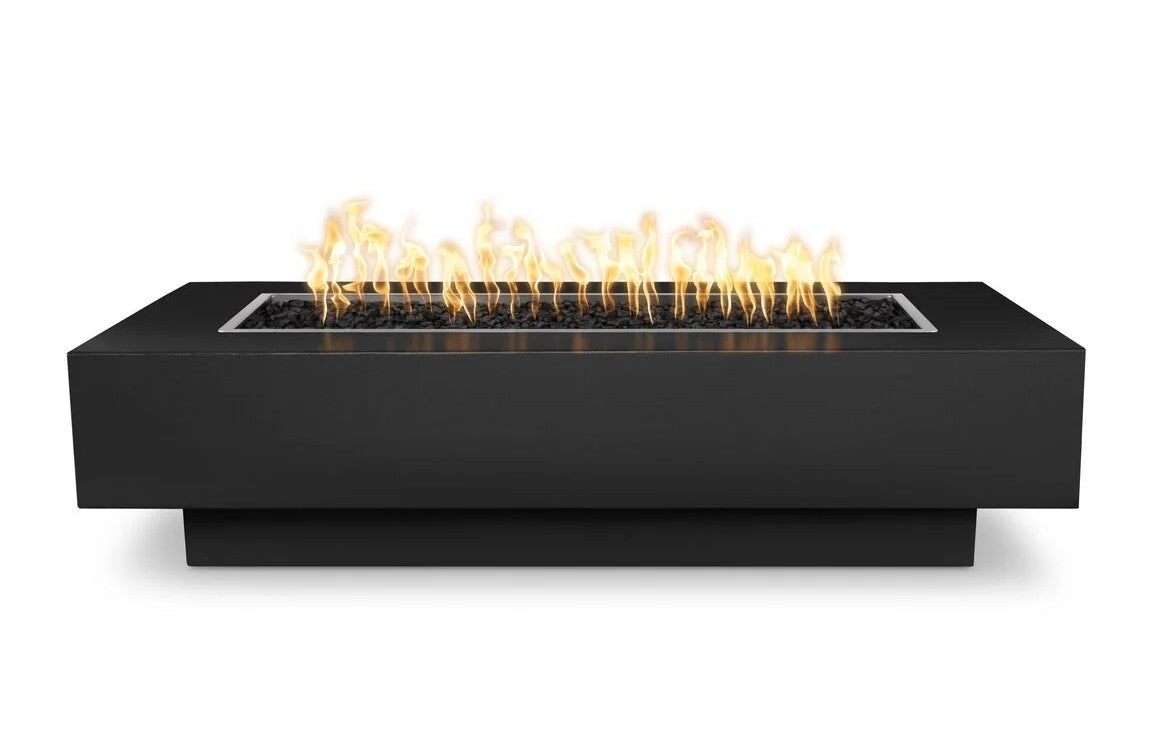 Coronado 72" Gloss Black Powder-Coated Steel Fire Pit