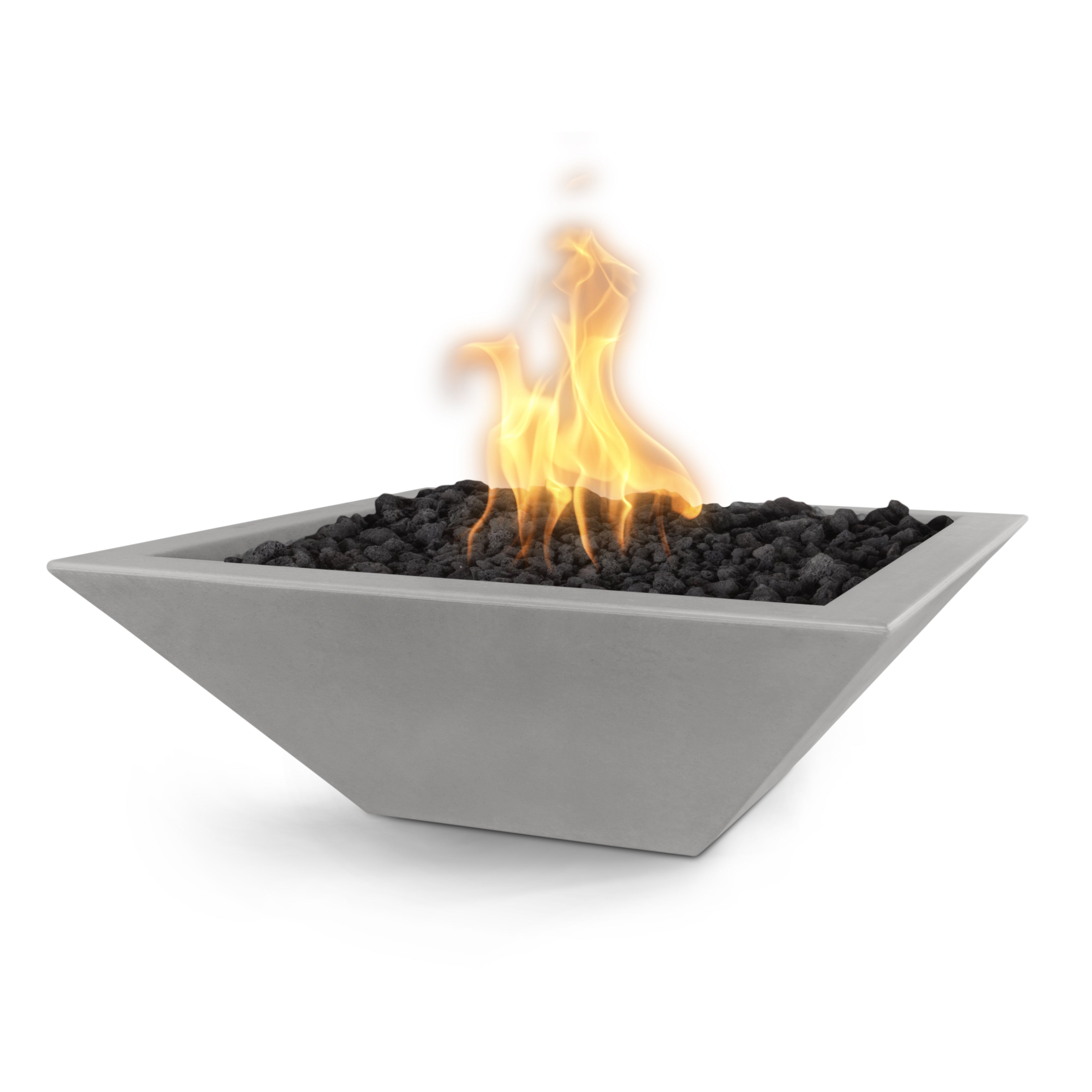 Maya 30" Natural Gray Concrete Fire Bowl