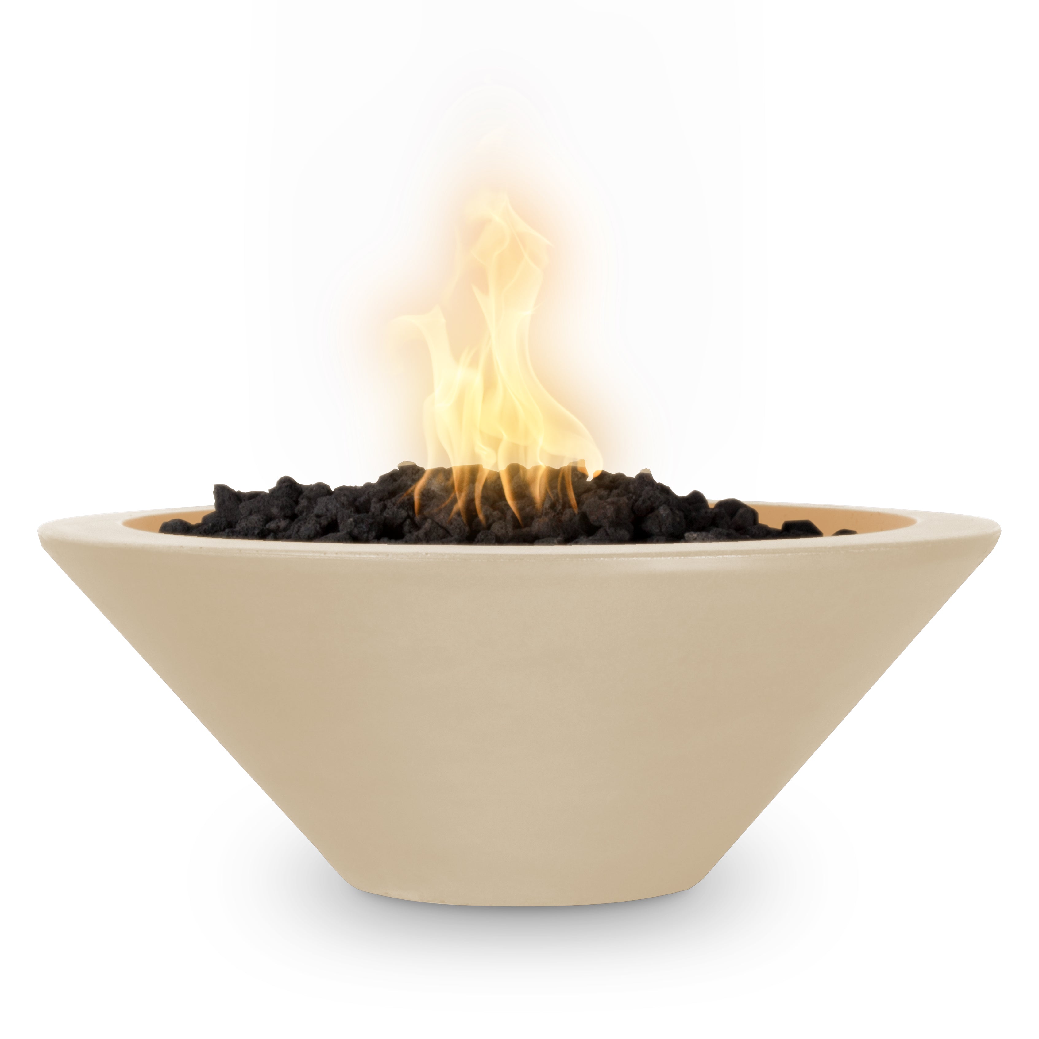 Cazo 31" Vanilla Concrete Fire Bowl