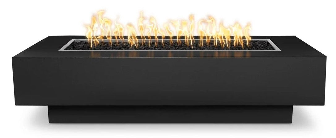 Coronado 72" Gloss Black Powder-Coated Steel Fire Pit