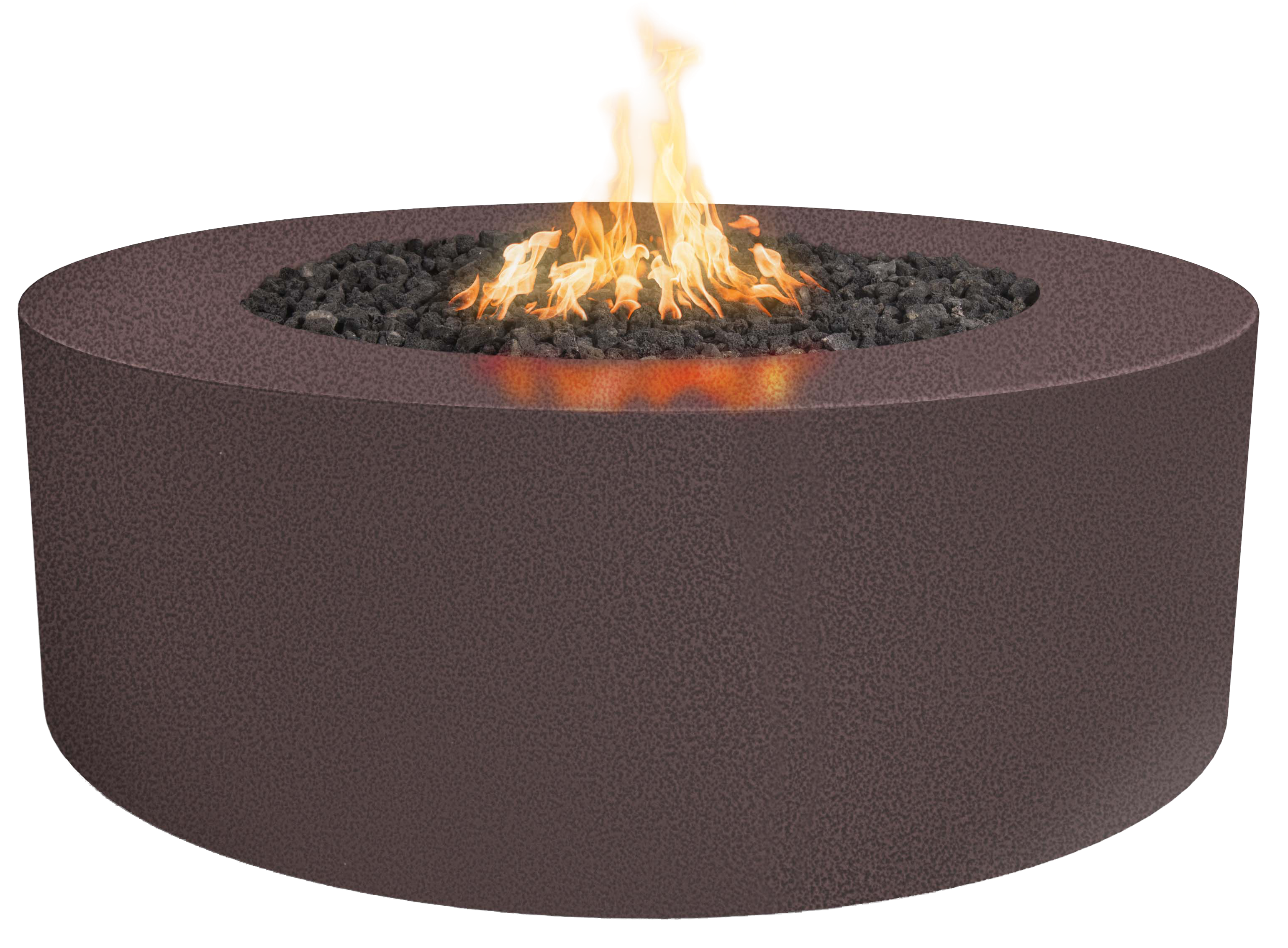 Unity 60" Copper Vein Powder-Coated Steel Fire Pit